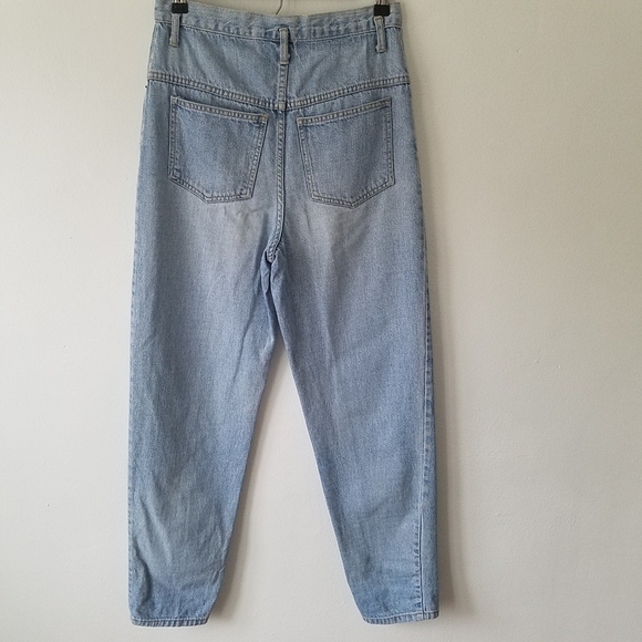 𝅺VINTAGE Not Guilty High Waisted Tapered Leg Mom Jean's Size Small - Picture 2 of 10